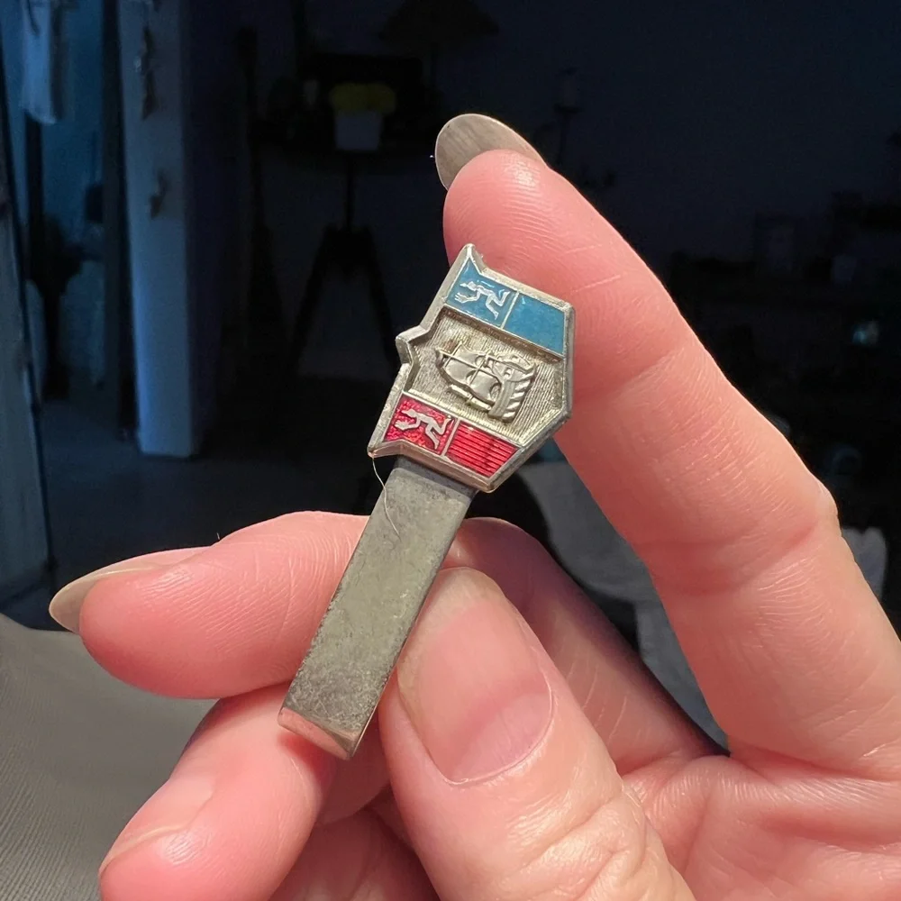 Vintage Crest Tie Clip by Kinney